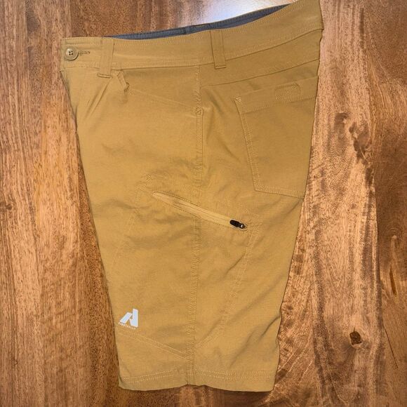 Eddie Bauer Guide Pro Men’s Hiking Shorts 30 Brown Nylon Spandex Stretch Outdoor - Picture 1 of 10